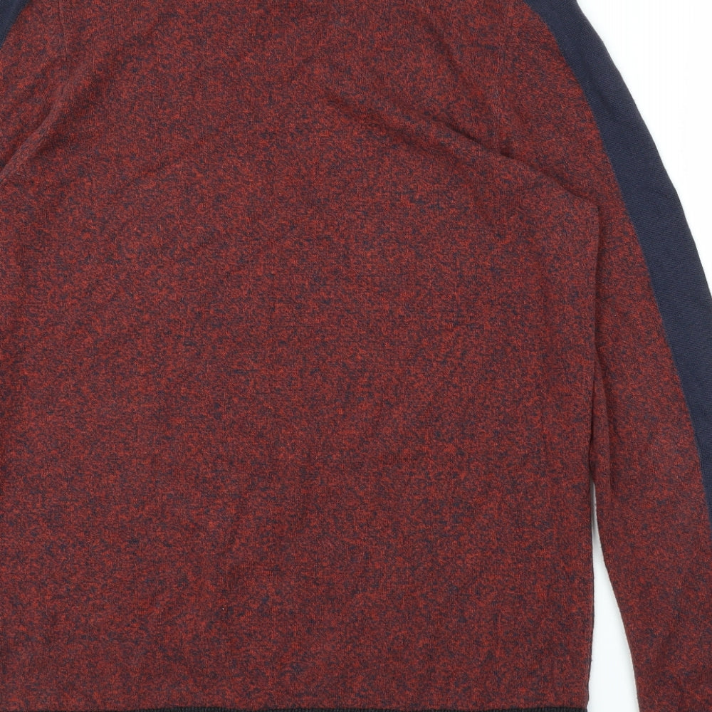 Marks & Spencer Mens Purple Pullover Jumper Size S