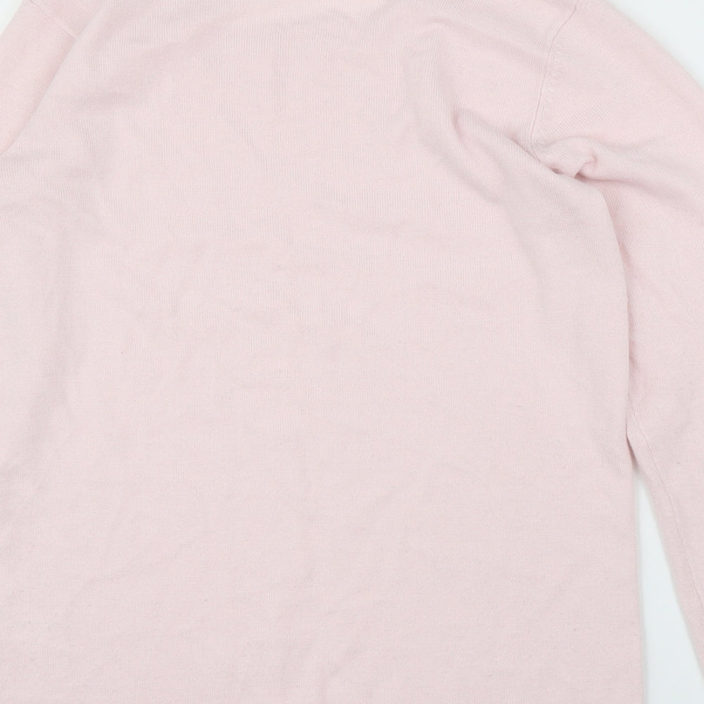 Julipa Womens Pink Pullover Jumper Size 10