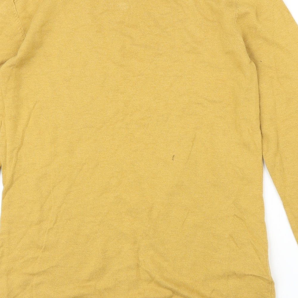 NEXT Womens Yellow Basic Blouse Size 6