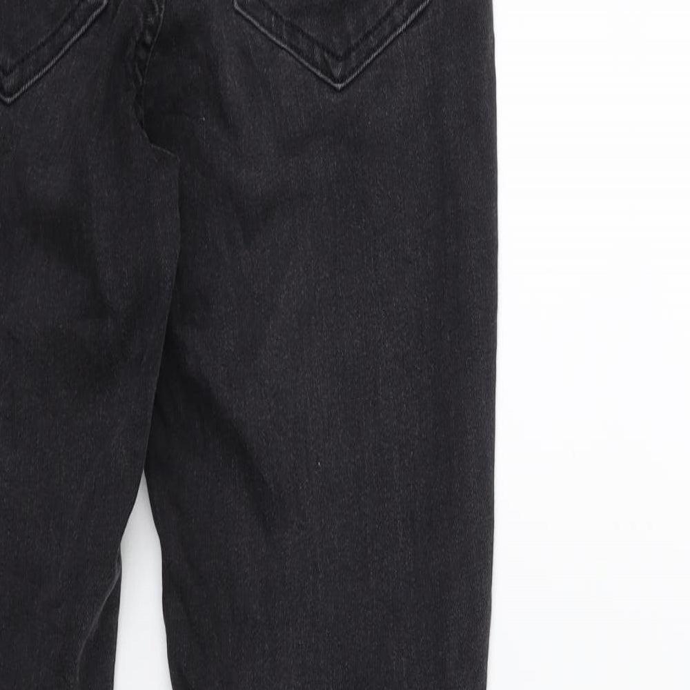 H&M Womens Black Denim Skinny Jeans Size 6 L28 in