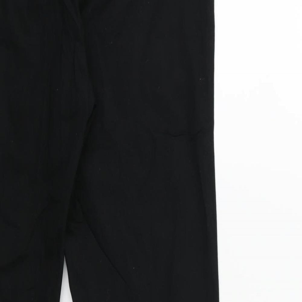 H&M Womens Black Snow Pants Trousers Size 10 L26 in
