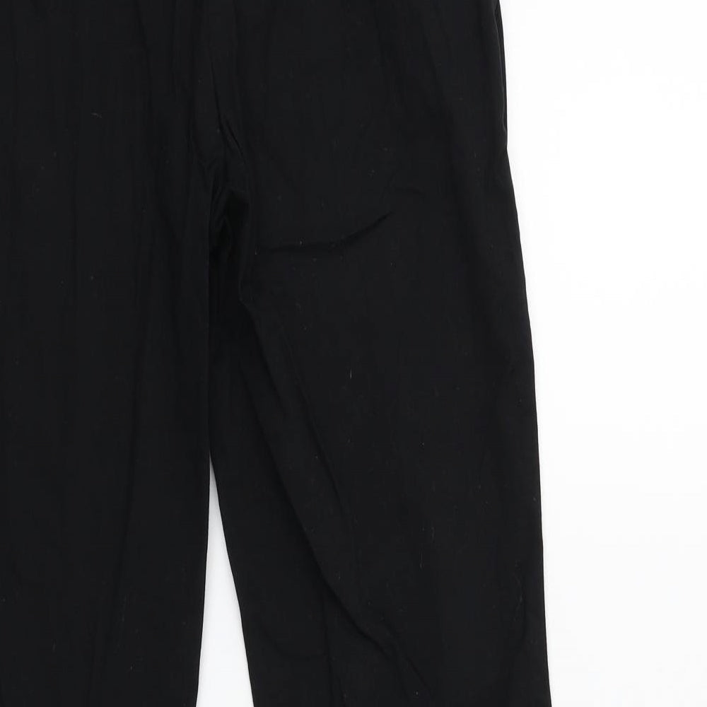 H&M Womens Black Trousers Size 8 L26 in