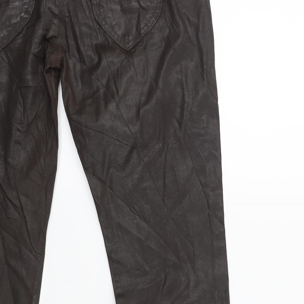 Preworn Womens Brown Trousers Size 10 L28 in