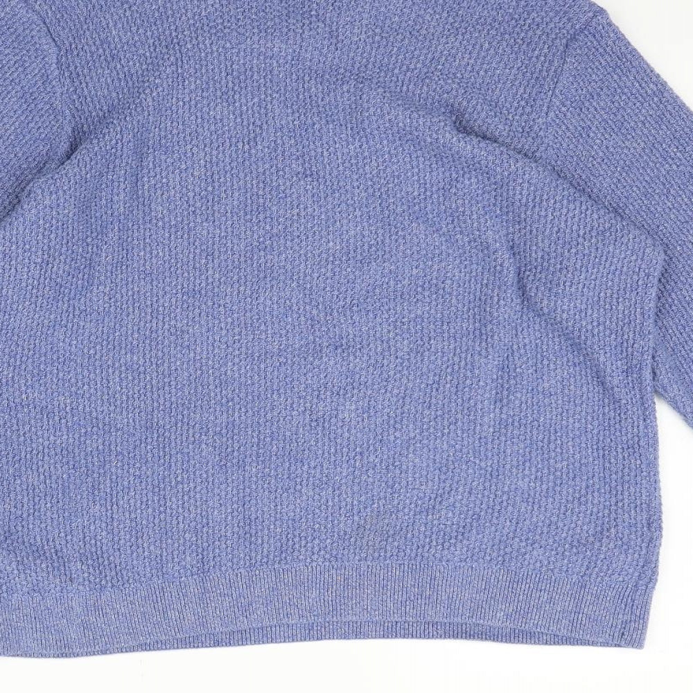 Marks & Spencer Mens Blue Pullover Jumper Size M
