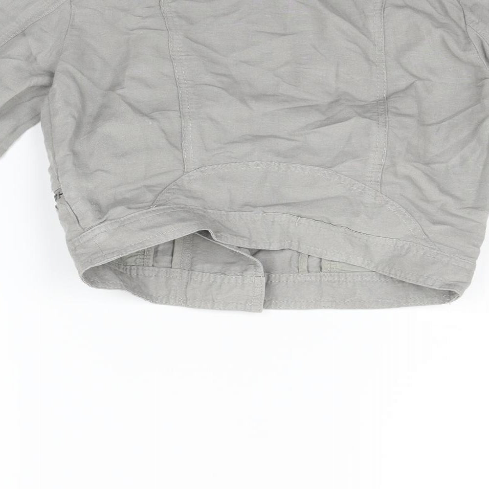 Divided Womens Grey Jacket Coat Size 10