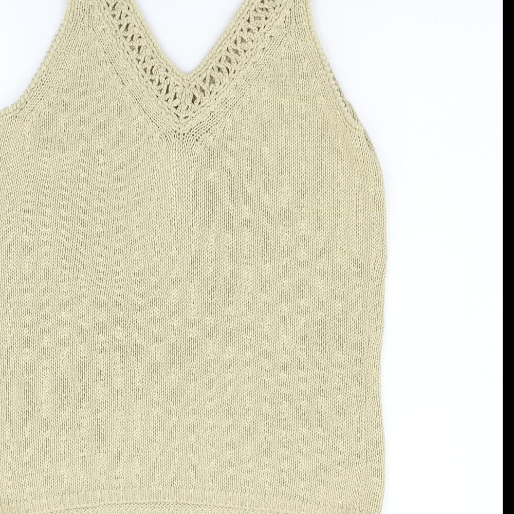 George Womens Beige Vest Jumper Size 12