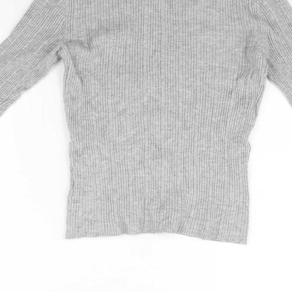 Primark Womens Grey Pullover Jumper Size S