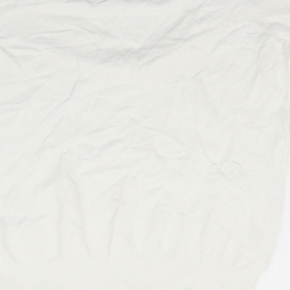 Marks & Spencer Womens White Pullover Jumper Size 10