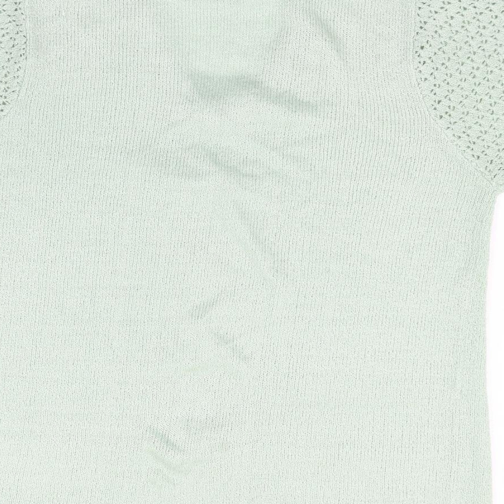 Bonmarché Womens Green Pullover Jumper Size M