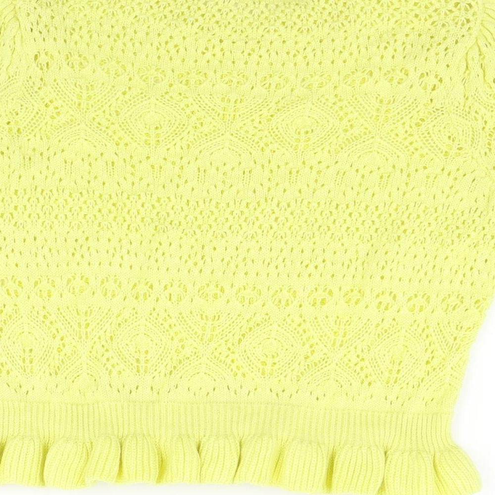 Bonmarché Womens Yellow Pullover Hoodie Size 12