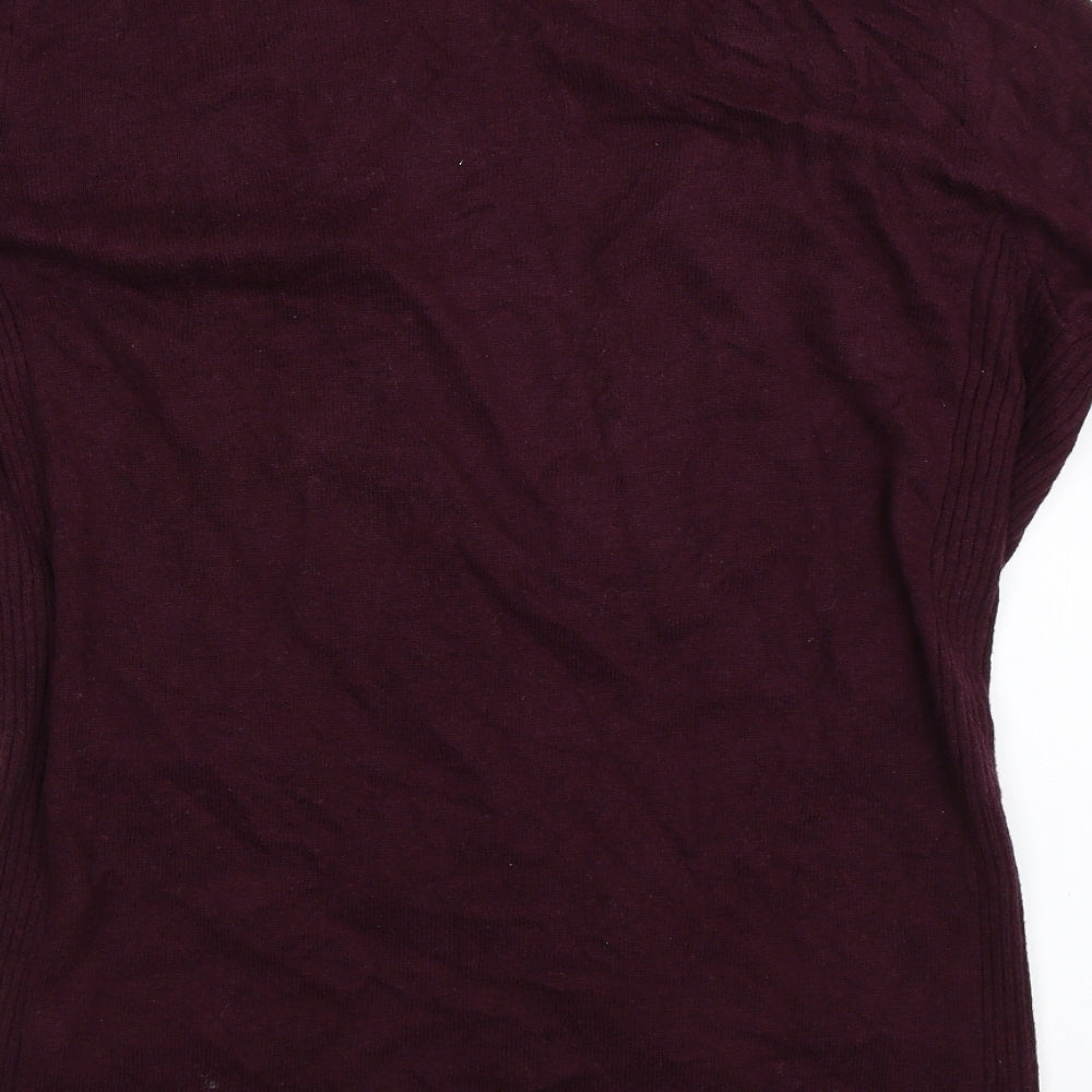 Gap Womens Purple Cardigan Jumper Size M
