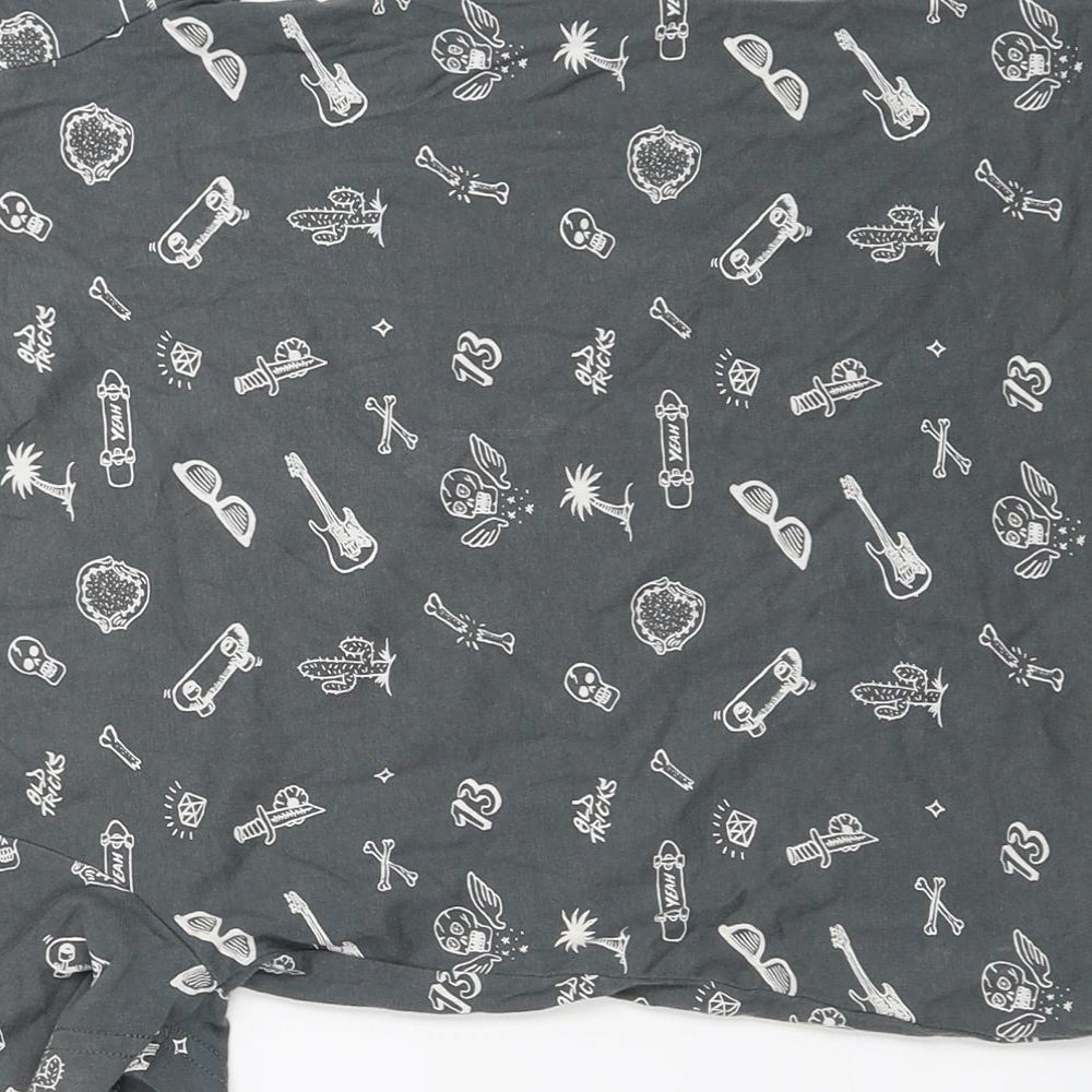 TU Boys Grey Basic T-Shirt Size 6 Years