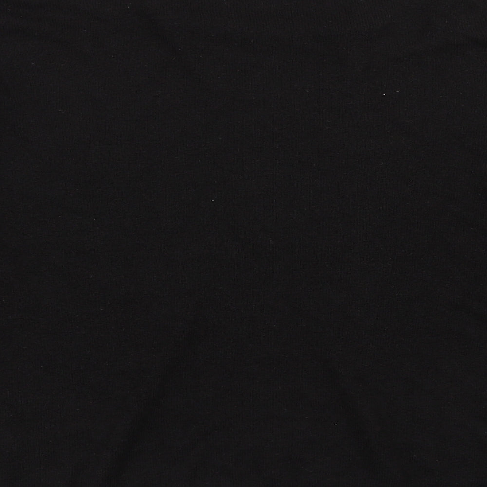 Papaya Womens Black Pullover Jumper Size M - Choker style neck