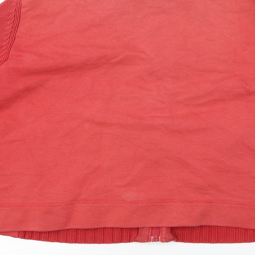 lamed Womens Red Full Zip Jumper Size 12