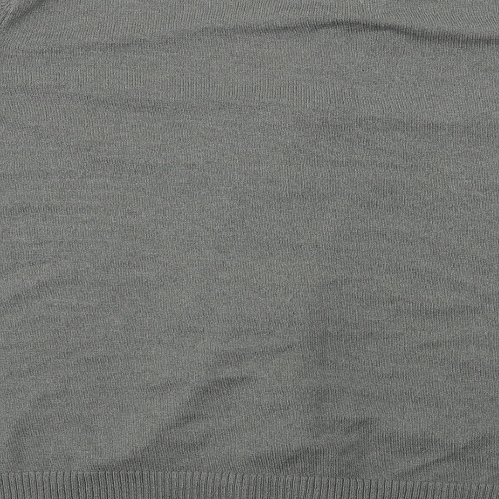 simply Mens Grey Full Zip Jumper Size L
