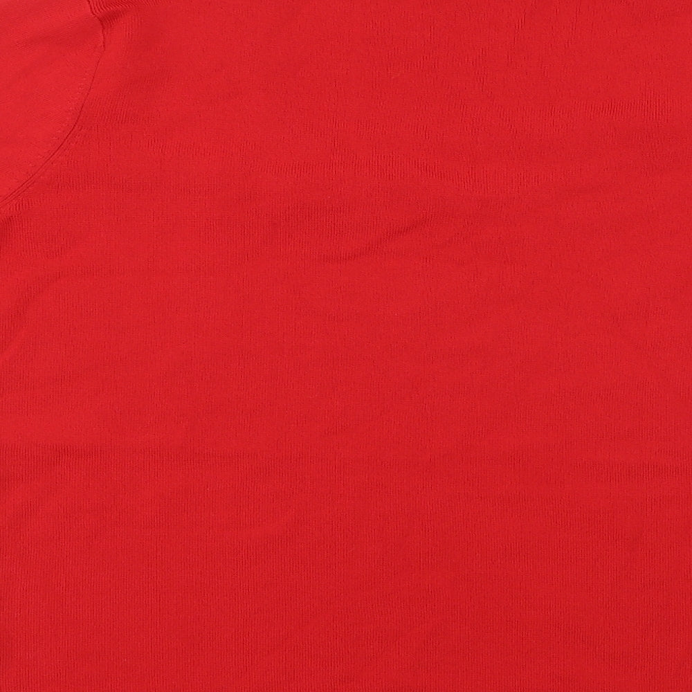 Heather Valley Womens Red Pullover Jumper Size 16