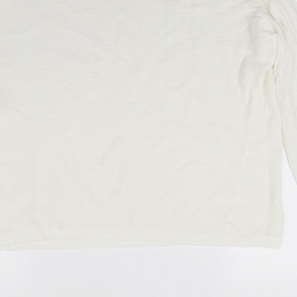 Alice collins Womens White Pullover Jumper Size 16