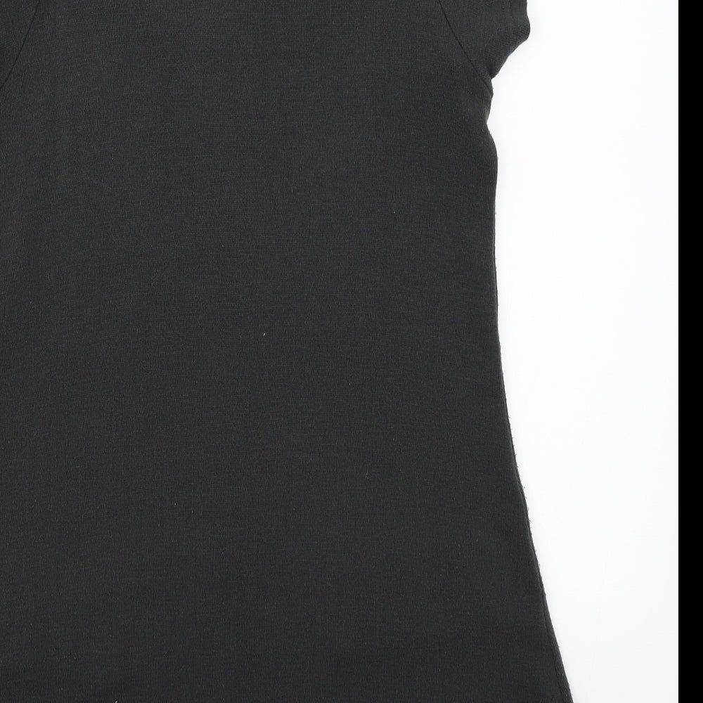 Uttam London Womens Grey Rayon A-Line Size M