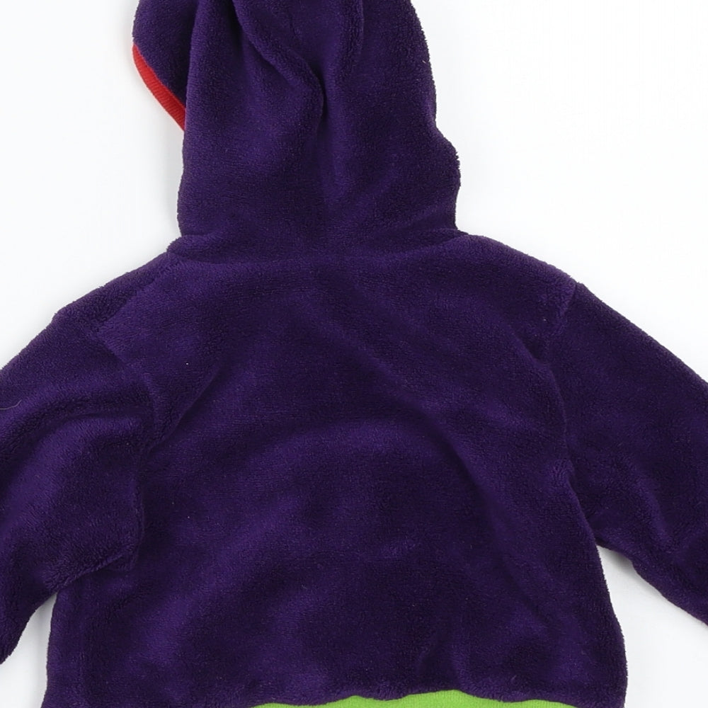 name it Girls Purple Jacket Coat Size 6-9 Months
