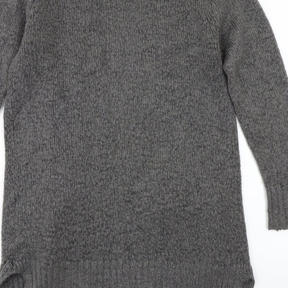 Ginatricot Womens Grey Cardigan Jumper Size S