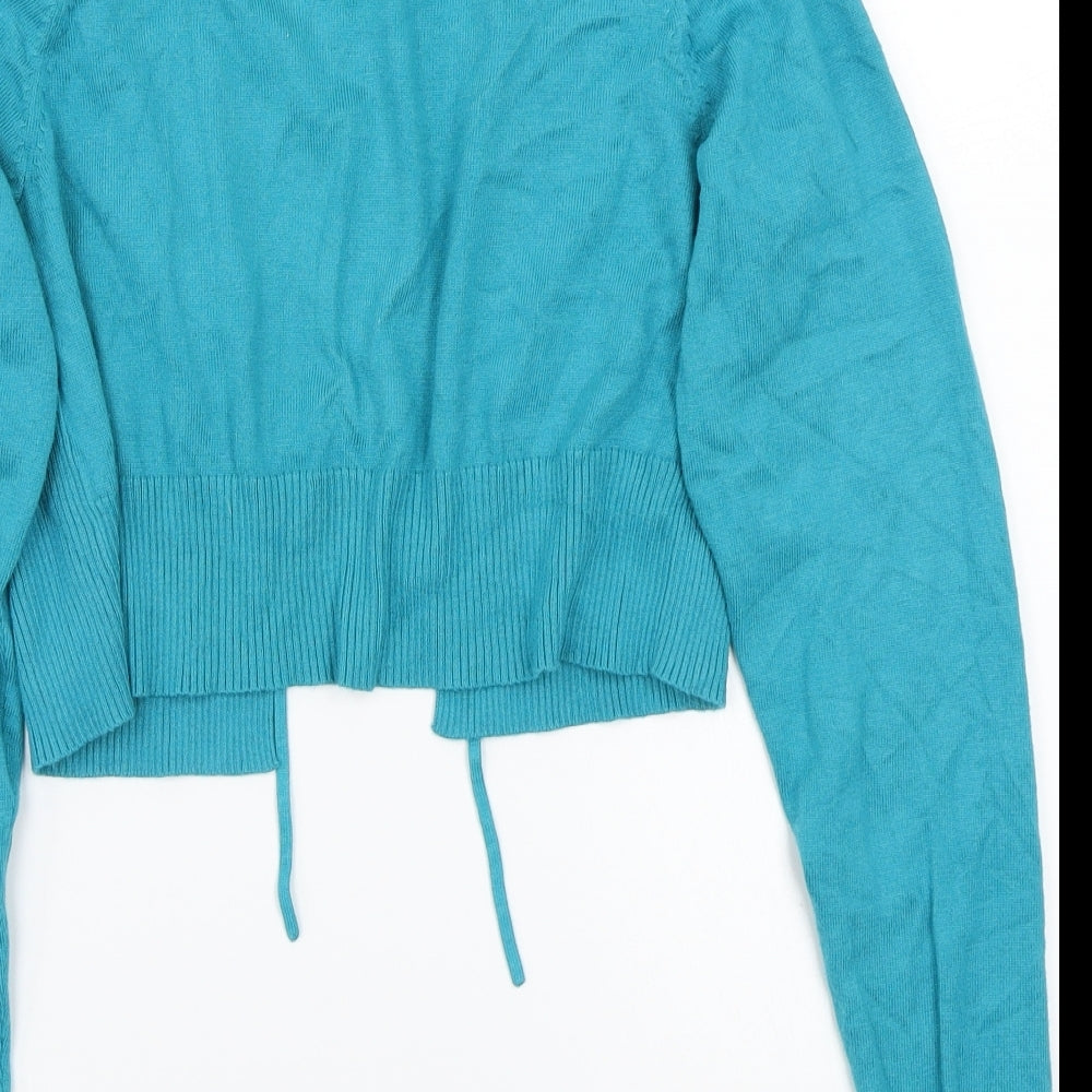 Preworn Womens Blue Cardigan Jumper Size 12
