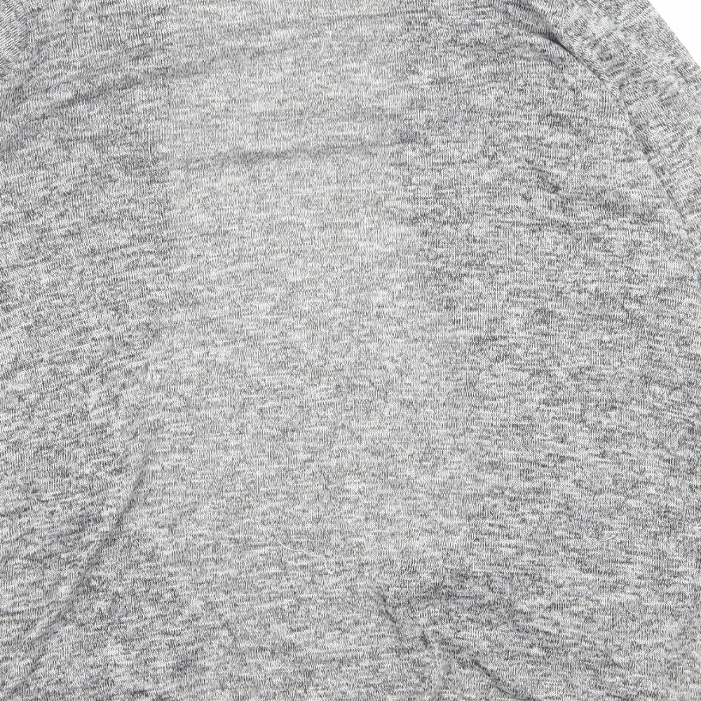 H&M Womens Grey Knit Cardigan Jumper Size M