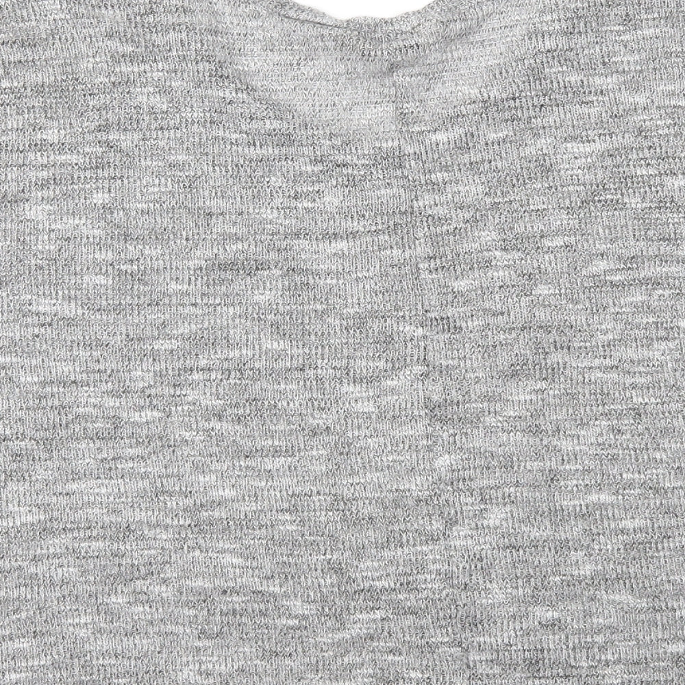 Miss Selfridge Womens Grey Pullover Jumper Size 6