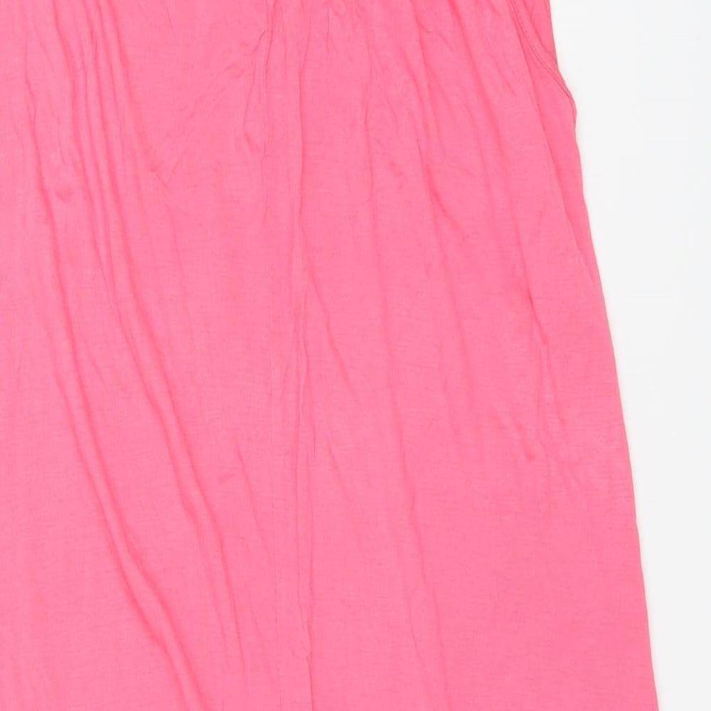 South Womens Pink Basic Tank Size 14
