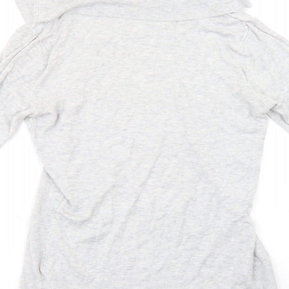 New Look Womens Grey Pullover Jumper Size 12