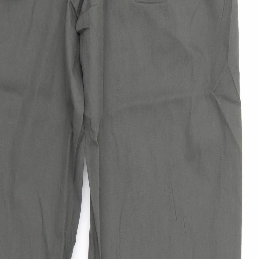 Moda Womens Green Trousers Size 12 L29 in