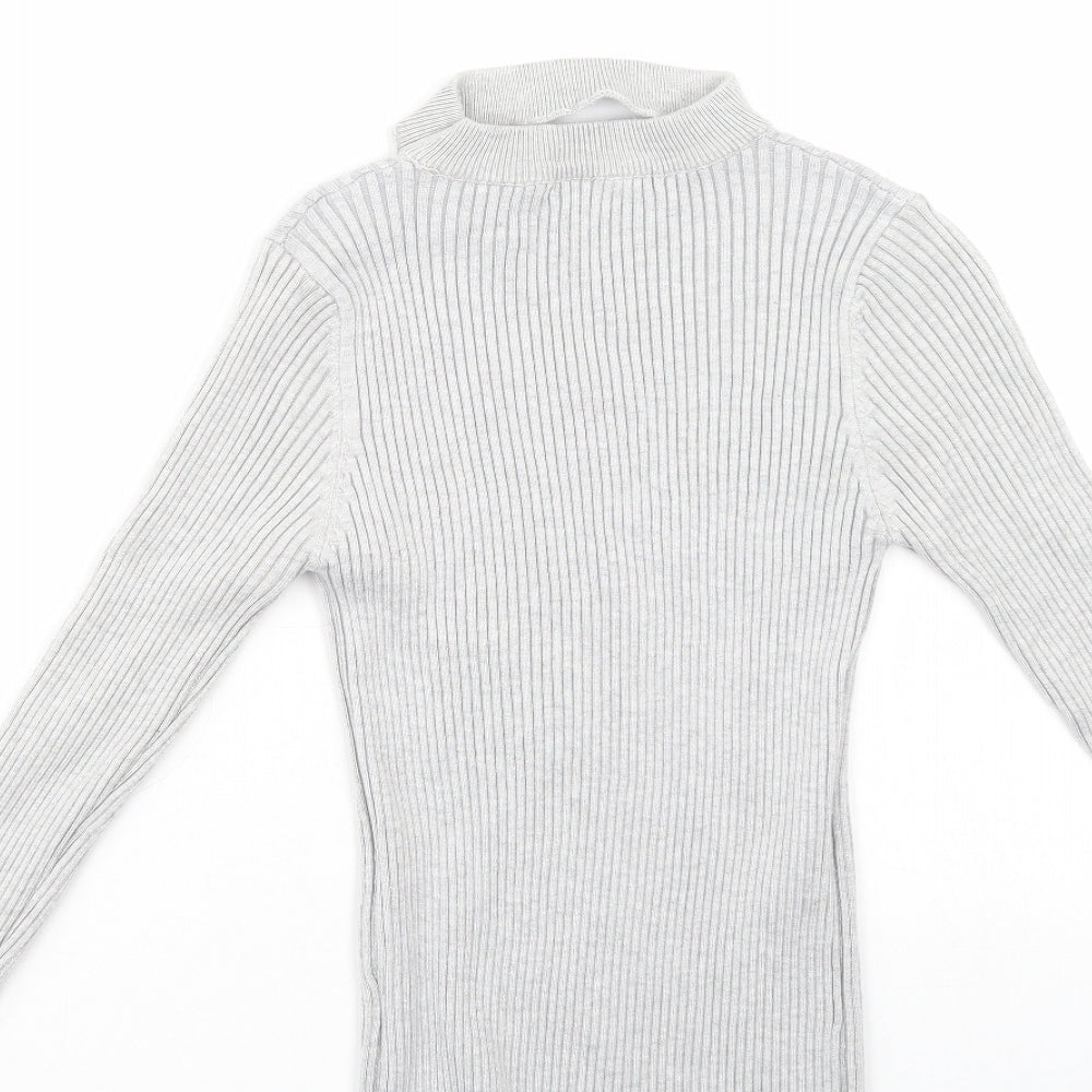Cherry Koko Womens Grey Pullover Jumper Size S