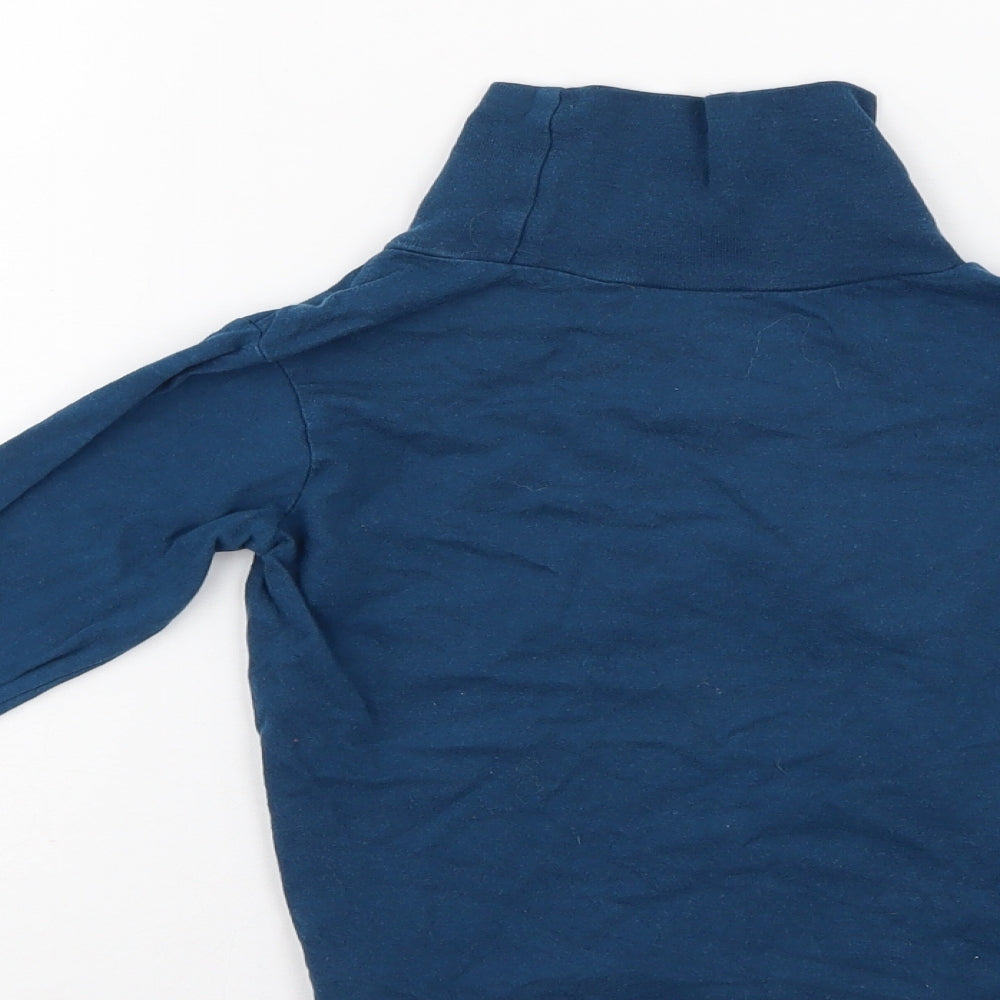 Qtee Girls Blue Pullover Jumper Size 2-3 Years
