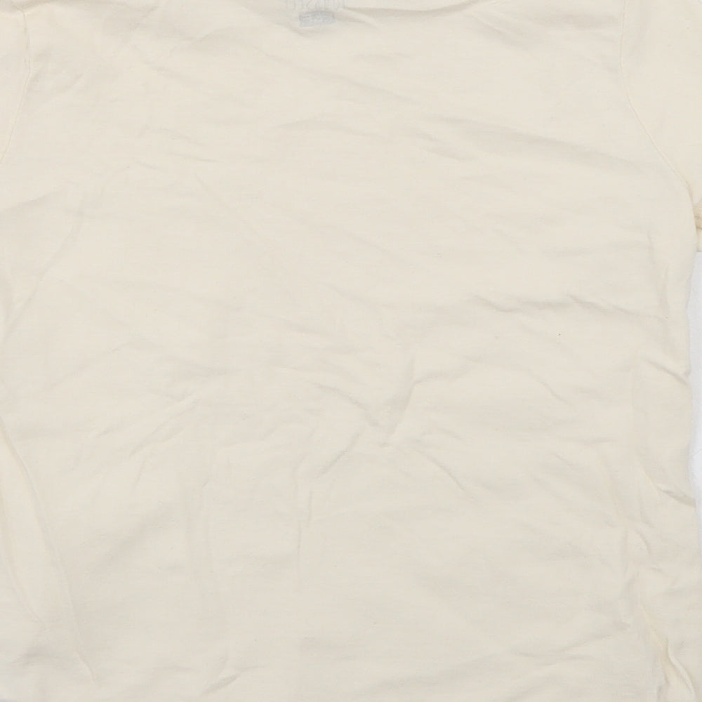 BE Girls Ivory Basic T-Shirt Size 9-10 Years