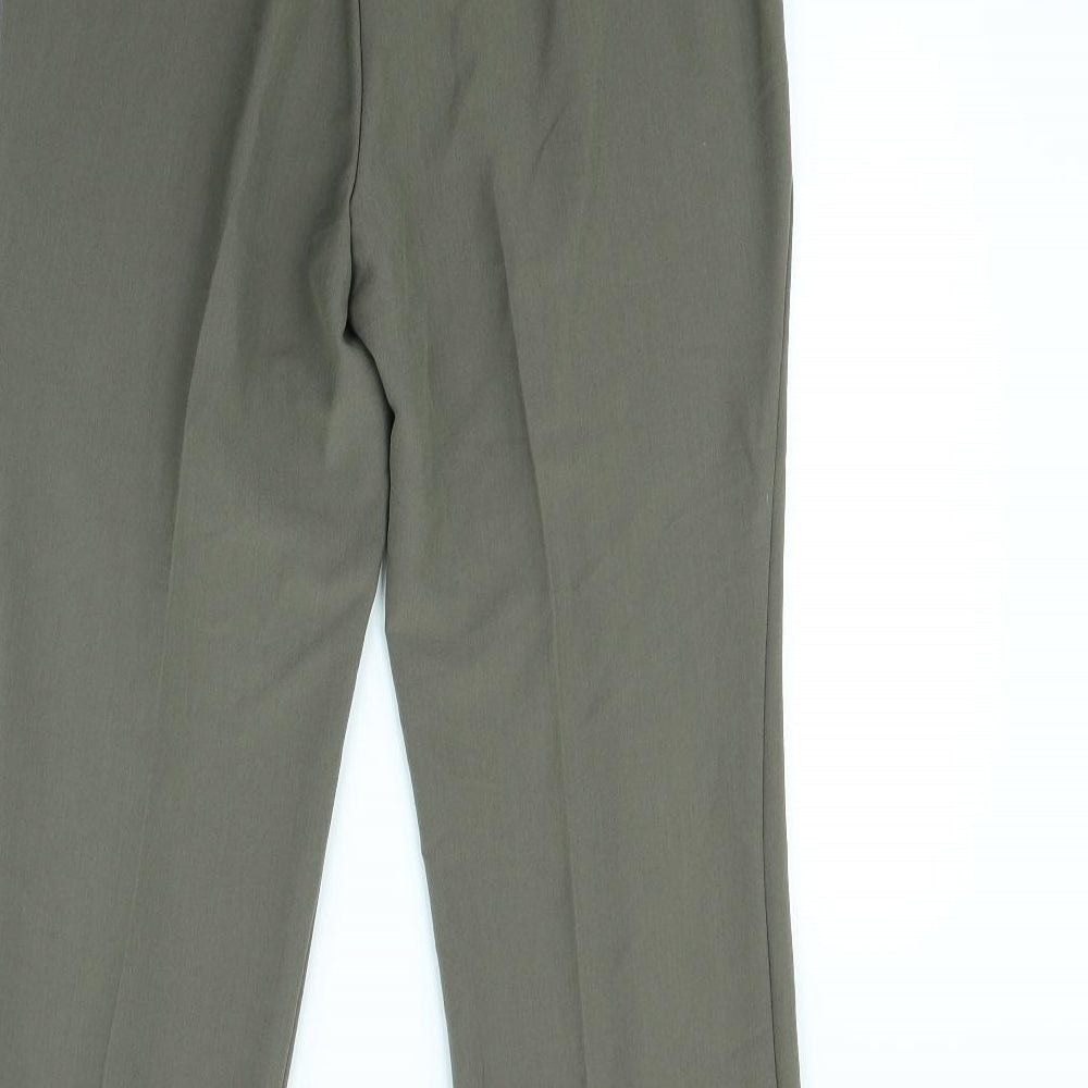 Bonmarché Womens Brown Dress Pants Trousers Size 12 L30 in