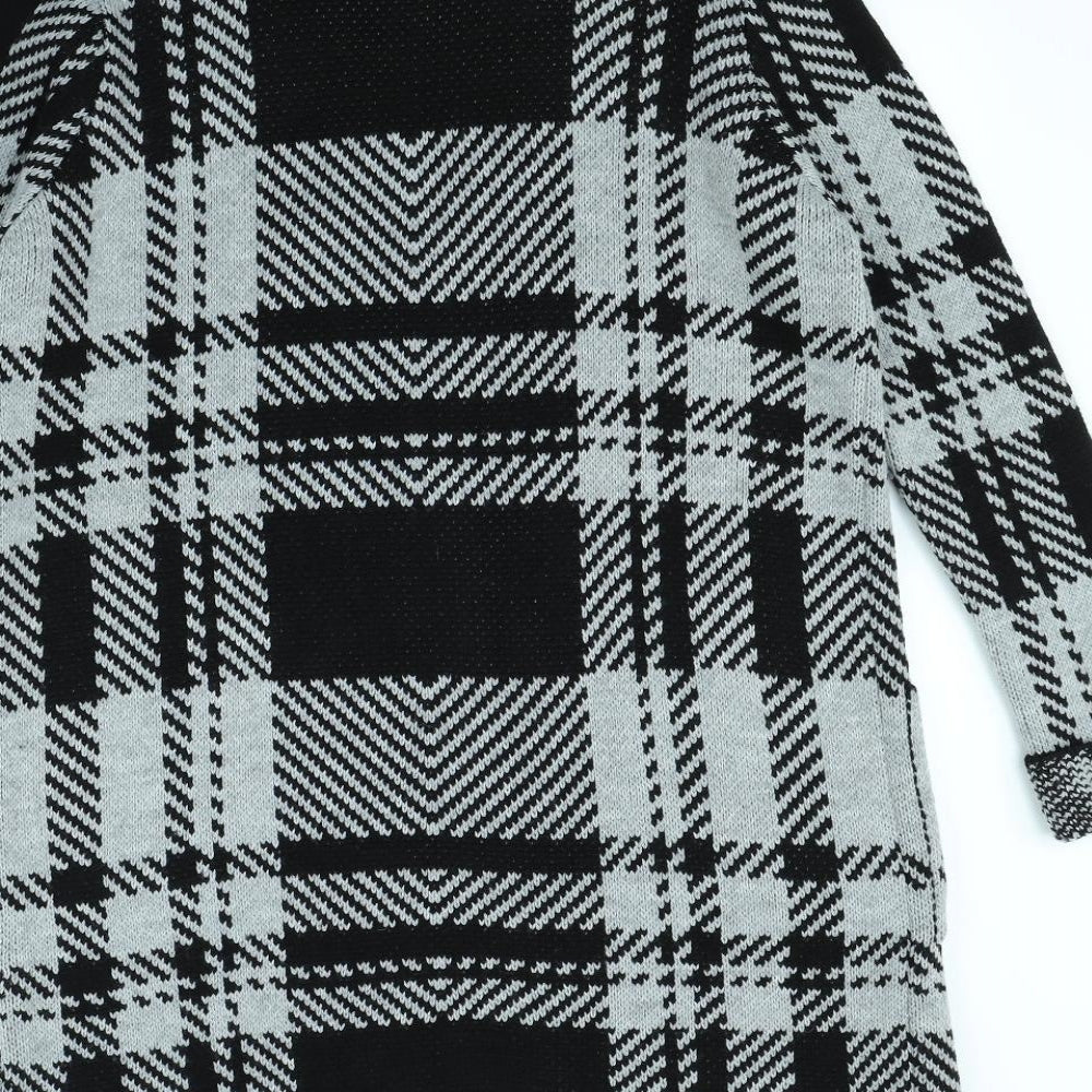 Select Womens Black Check Jacket Size 8