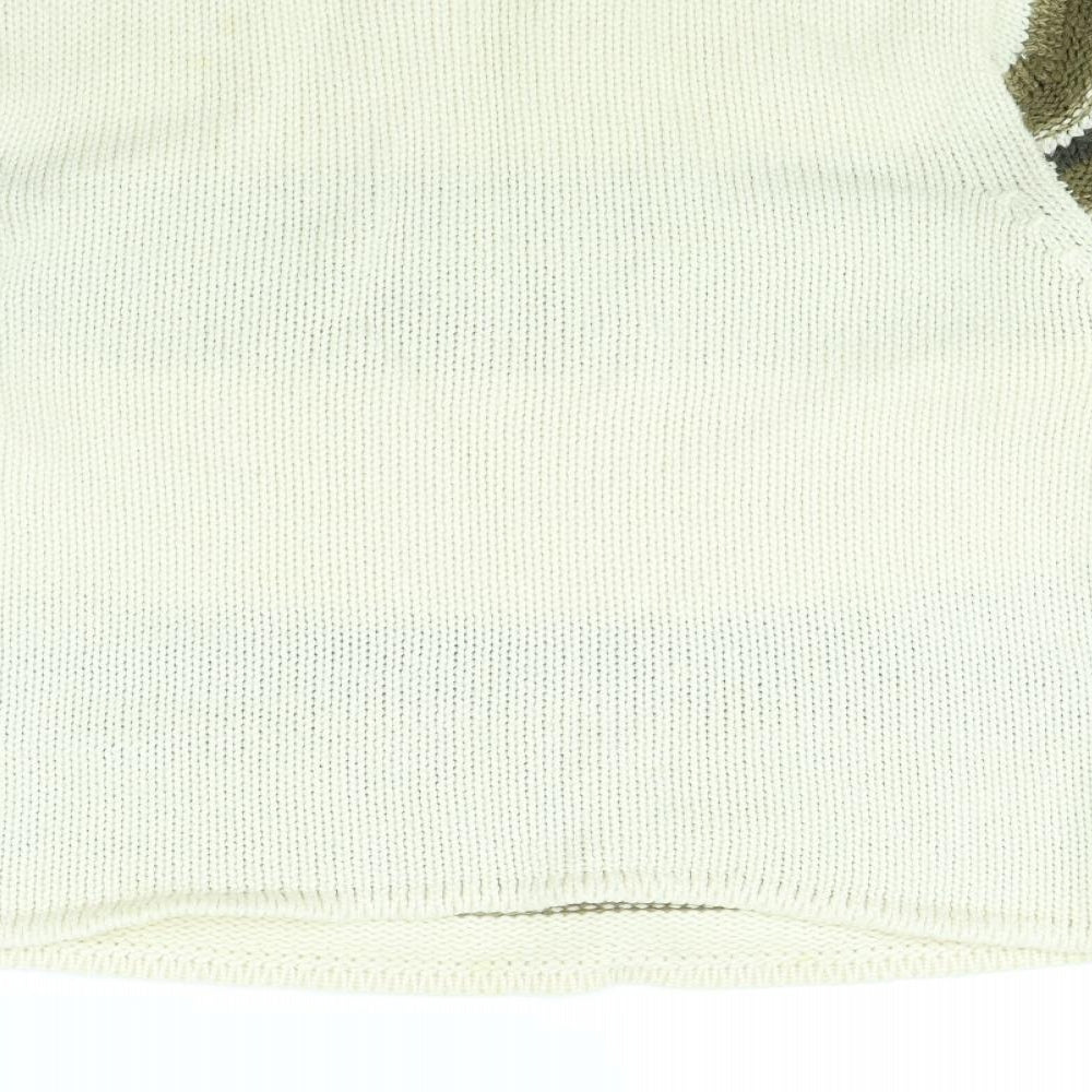 In Town Womens White Pullover Jumper Size L