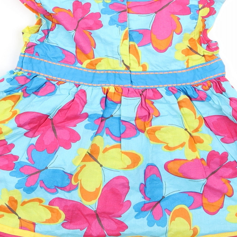 Butterfly Girls Multicoloured Floral A-Line Size 2 Years