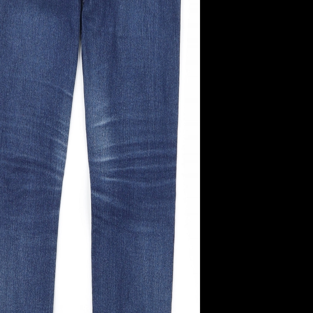 Preworn Womens Blue Skinny Jeans Size 28 L27 in