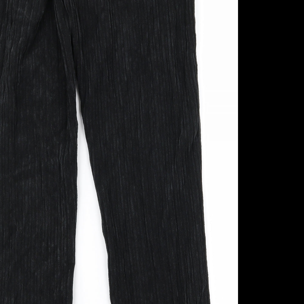 peruna Womens Black Trousers Size 8 L25 in
