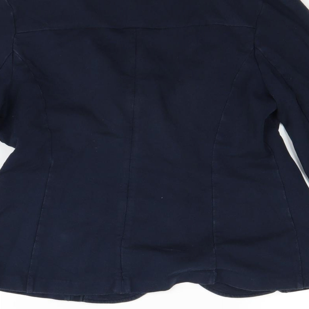 Zolando Womens Blue Jacket Size M