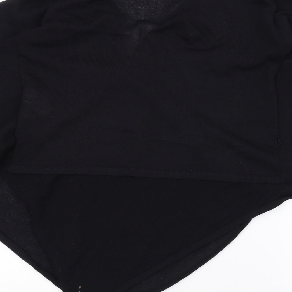 Preworn Womens Black Cardigan Jumper Size S