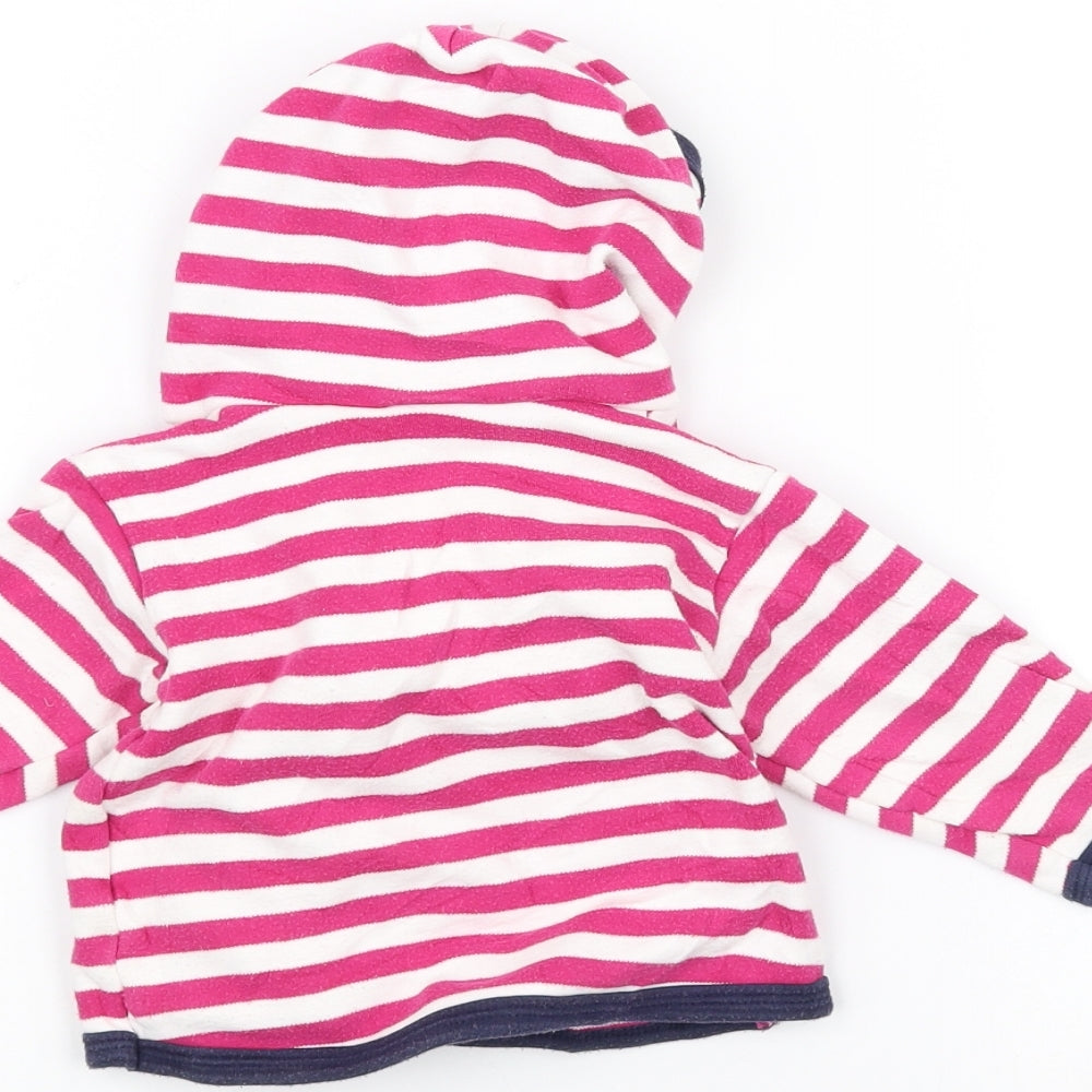 Little Shrimp Baby Pink Striped Jacket Size 3-6 Months