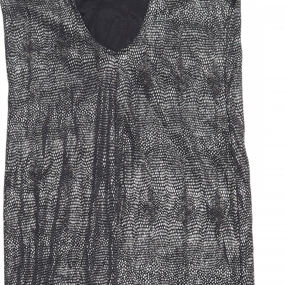 kness Womens Black Tank Dress Size 12
