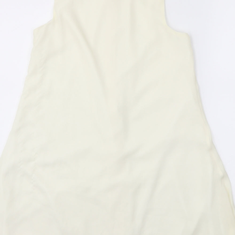 Missguided Womens Ivory Basic Button-Up Size 8