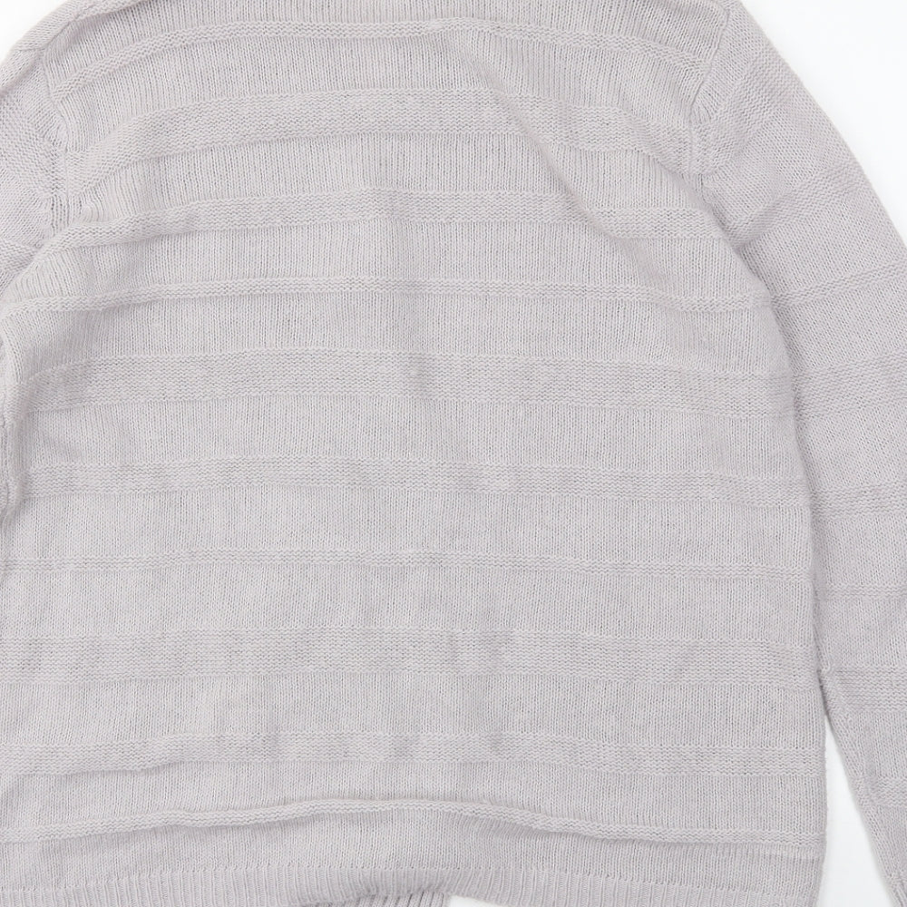 Damart Womens Grey Cardigan Jumper Size 14