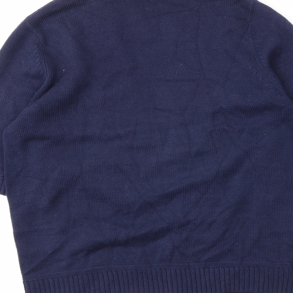 Profile Womens Blue Cardigan Jumper Size 14