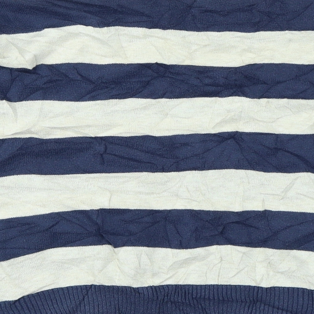 Atmosphere Womens Blue Striped Pullover Jumper Size 12
