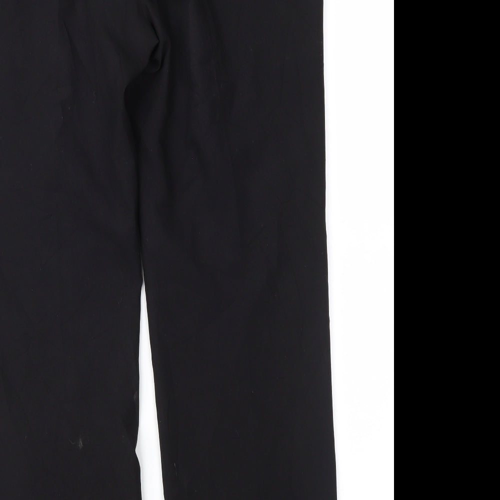 Bonmarché Womens Black Trousers Size 14 L28 in