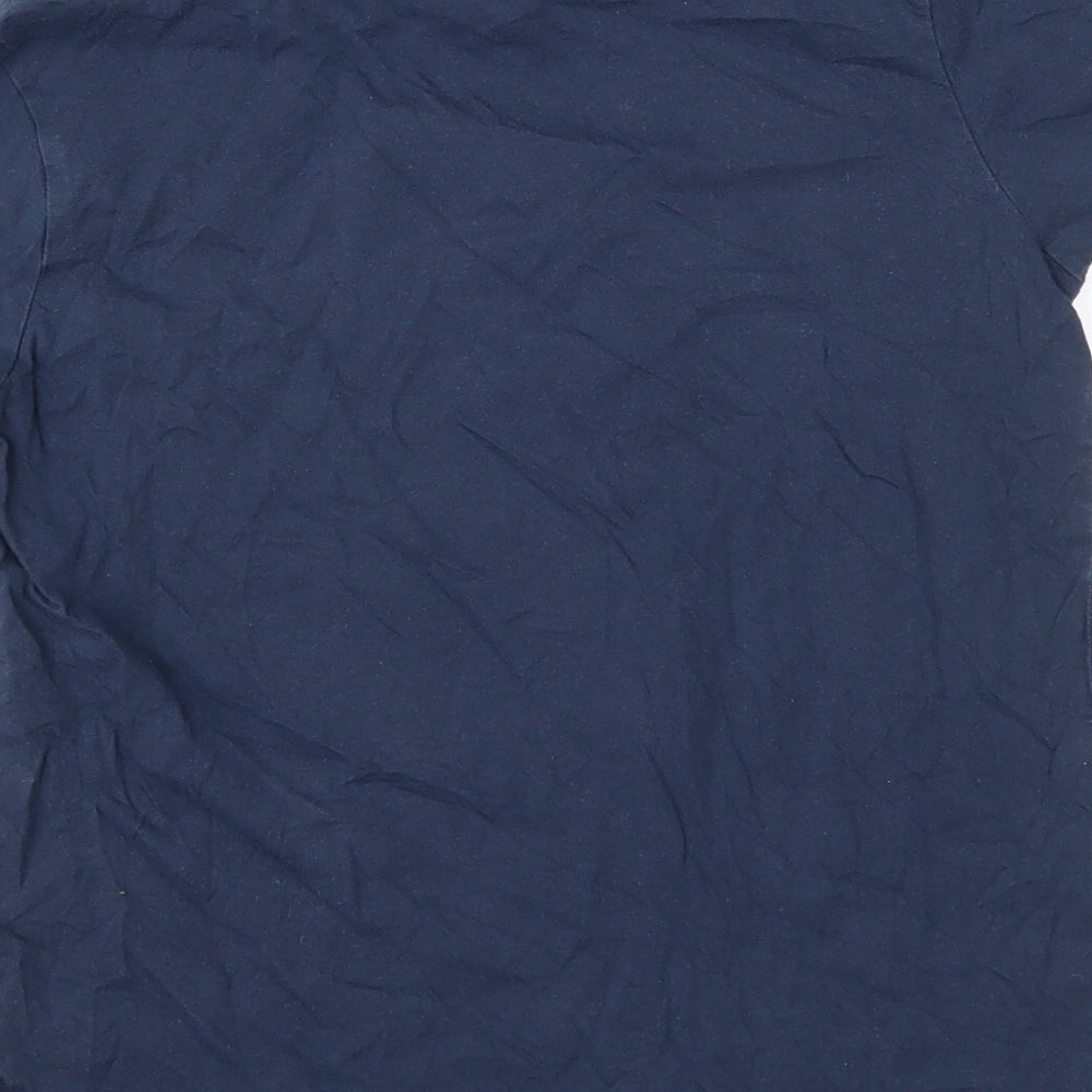 George Girls Blue Basic T-Shirt Size 9-10 Years