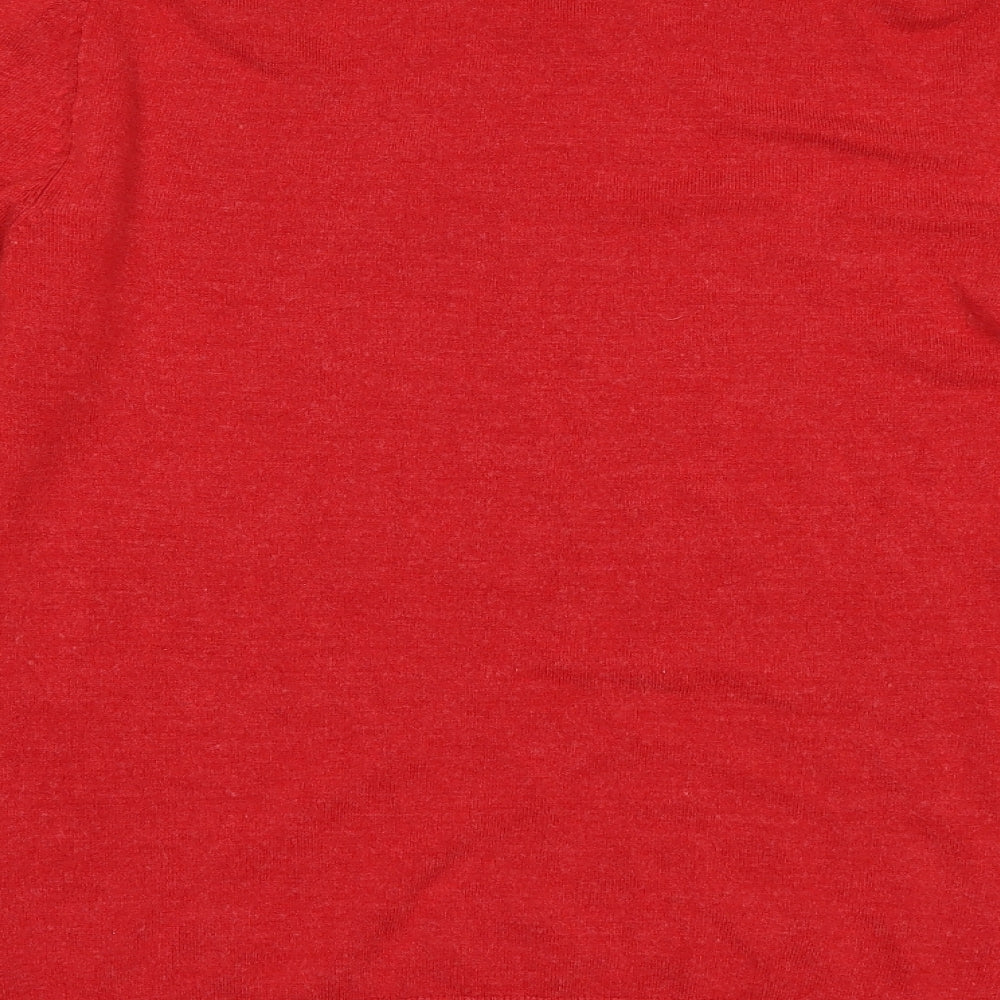 F&F Womens Red Pullover Jumper Size L
